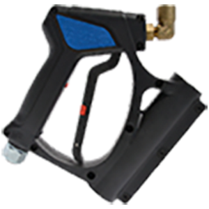 Gun for telescopic lance